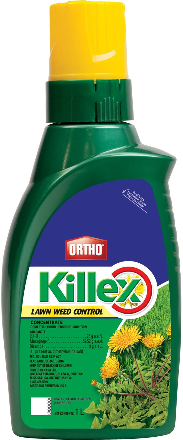 Killex Liquid Lawn Weed Killer Concentrate, Herbicide, 1-L T7314