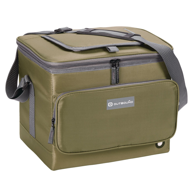 Collapsible Soft Cooler, Olive, 24 Can, 40-L G7212