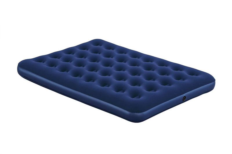 Double Single-High Inflatable Air Mattress/Airbed with Flocked Top & Repair Kit K0978