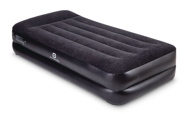 Twin Double-High Inflatable Air Mattress with Built-In Pump & Pillow D9789