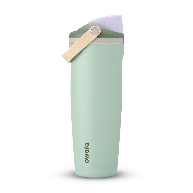 Sway Stainless Steel Insulated Portable Reusable Water Bottle, with Built-in Straw, Various Colours, 30-oz Z1094