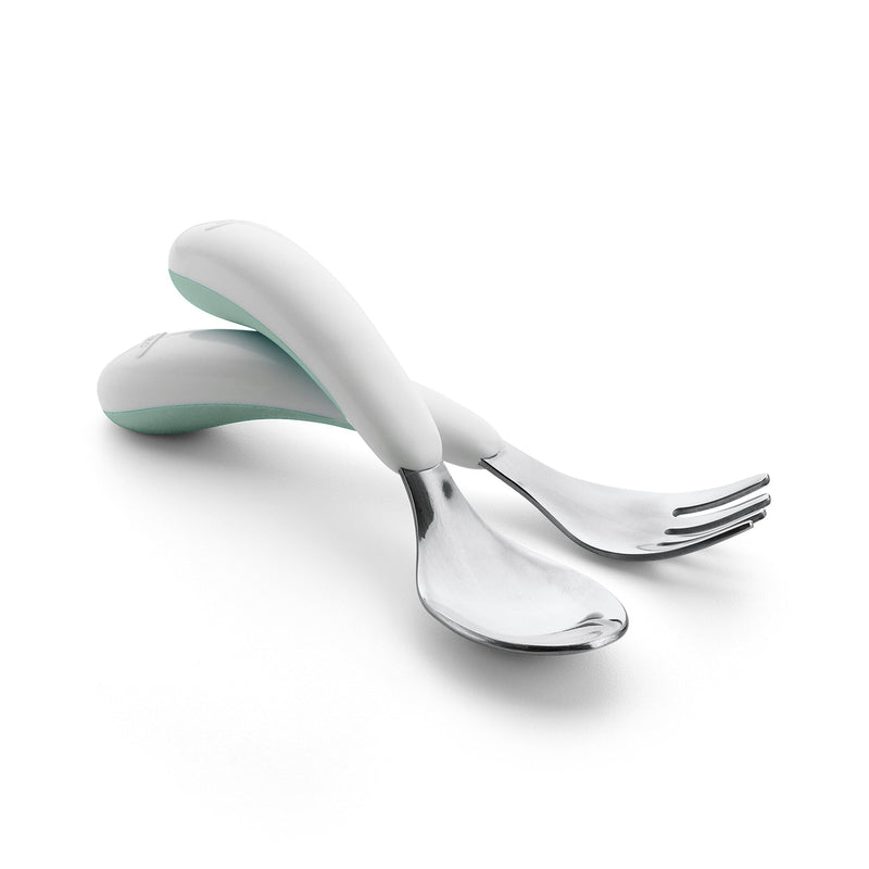 Tot On-the-Go Fork & Spoon Set, Opal G3245