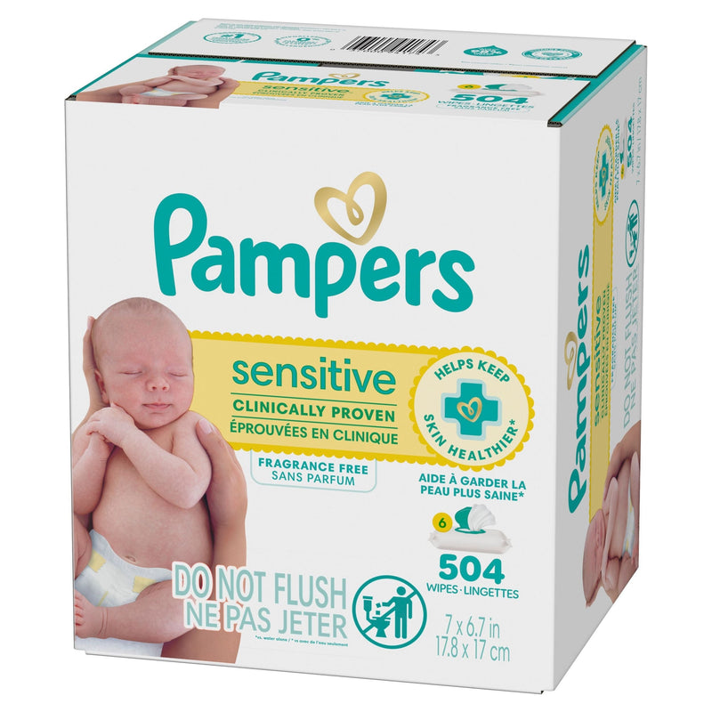 Unscented Sensitive Skin Baby Wipes, 504-pcs, 6-pk V3196