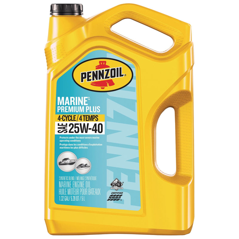 Marine Premium Plus 25W-40 4-Cycle Engine Oil, 5-L W6442