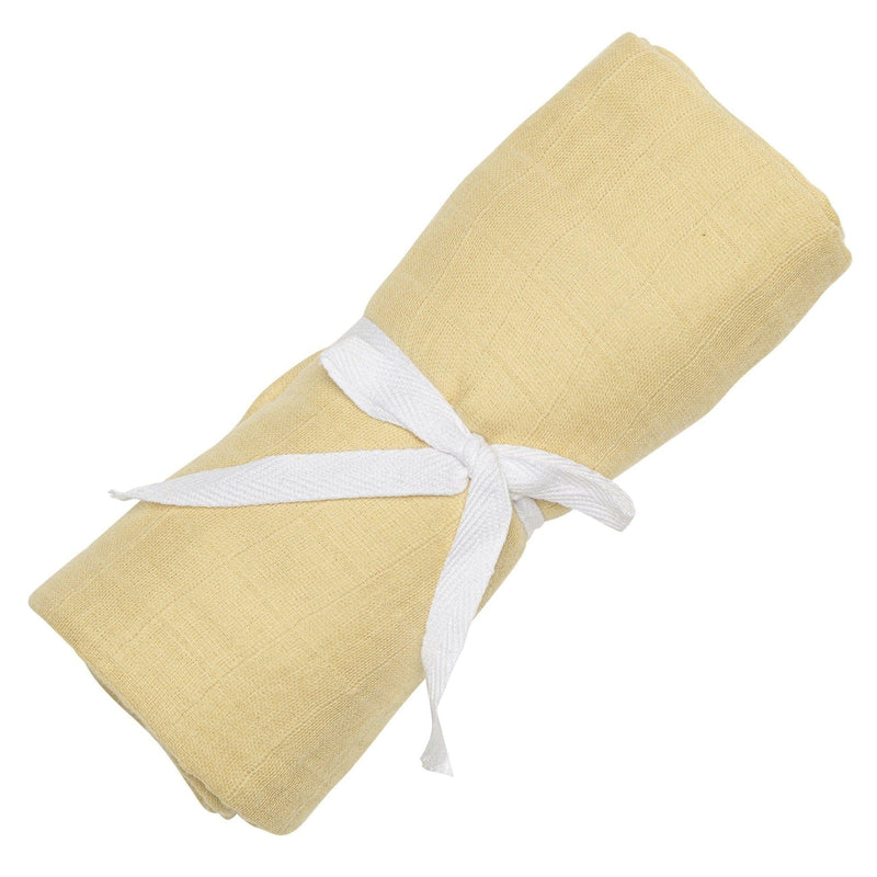 Cotton Muslin Baby Swaddle Blanket, Lemon R4847