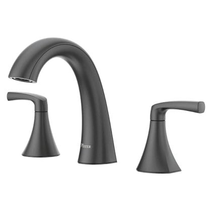 Rancho 8-in Widespread Bath Faucet, Matte Black H1757