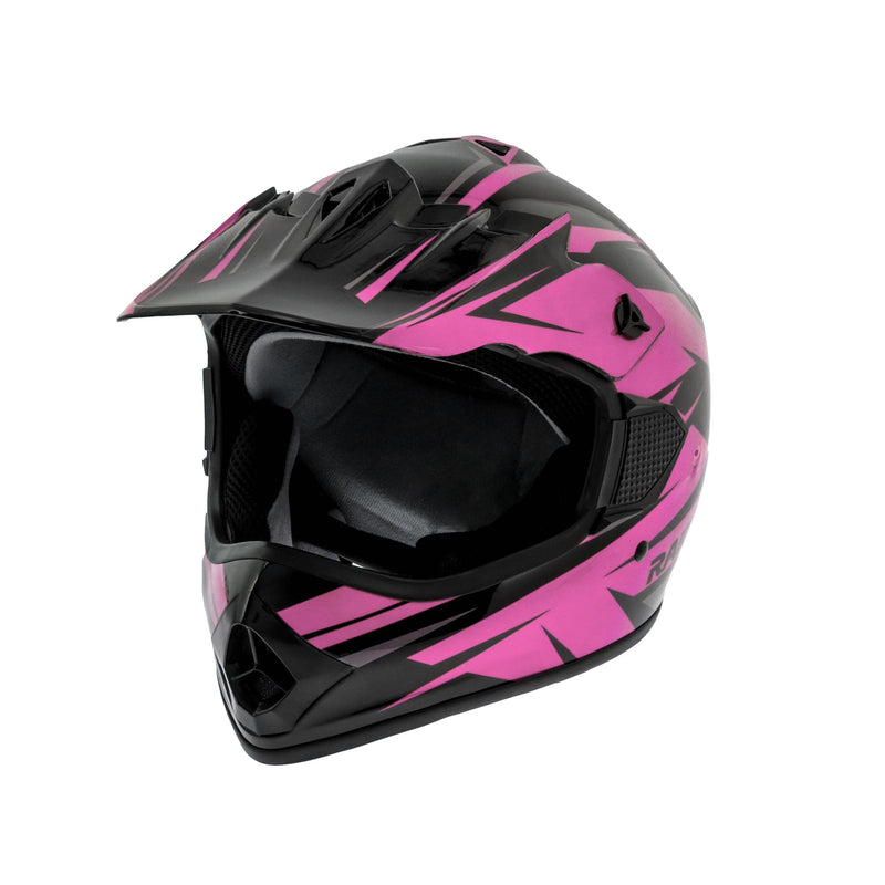 GX4 Youth Dirt Bike/ATV Helmet, Pink/Black, Assorted Sizes P3574