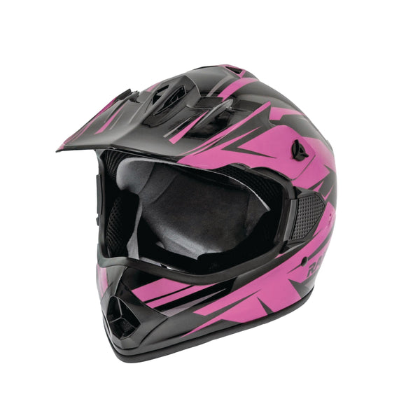 RX2 ATV Helmet, Adult, Pink/Black, Assorted Sizes B8054