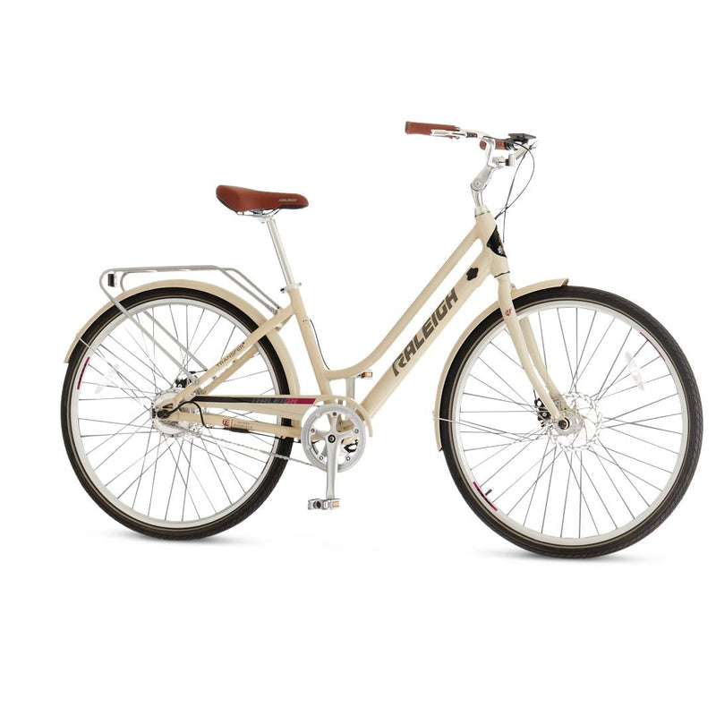 Dobson Comfort Electric Bike, Lightweight & LCD Display-Integrated, 700C Wheels, Beige L4665
