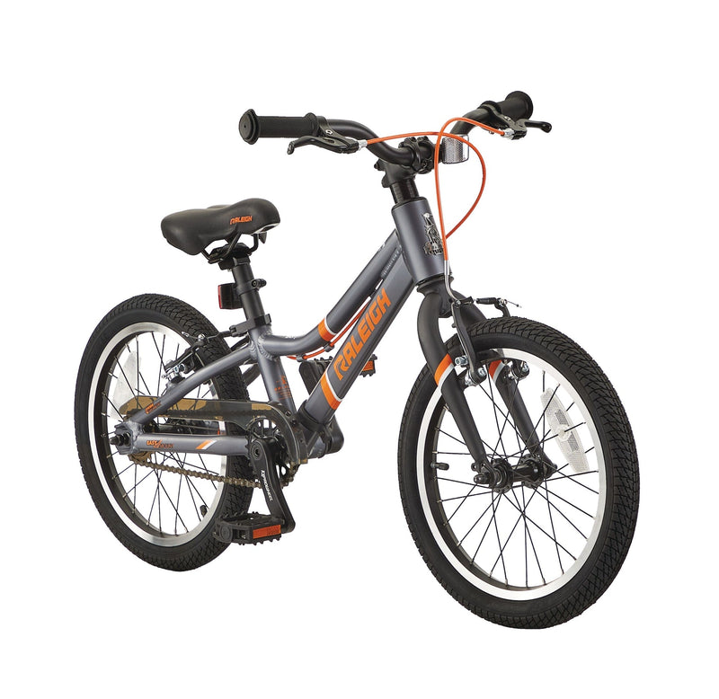 Meteor Kids Bike with Reflectors, 16-in Wheel, Grey Y7616