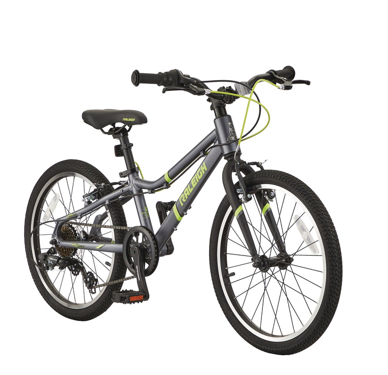 Meteor Youth Bike with Reflectors, 7-Speed, 20-in Wheel, Grey U2260