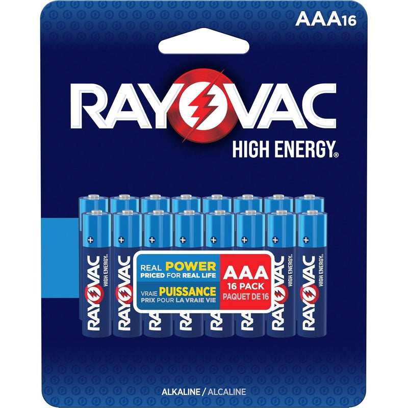 HIGH ENERGY AAA Alkaline Batteries, Long Lasting, All Purpose, 16-pk E4248