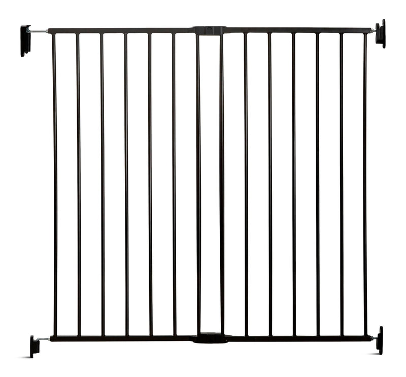Top-of-Stairs Baby Gate, Black M3091