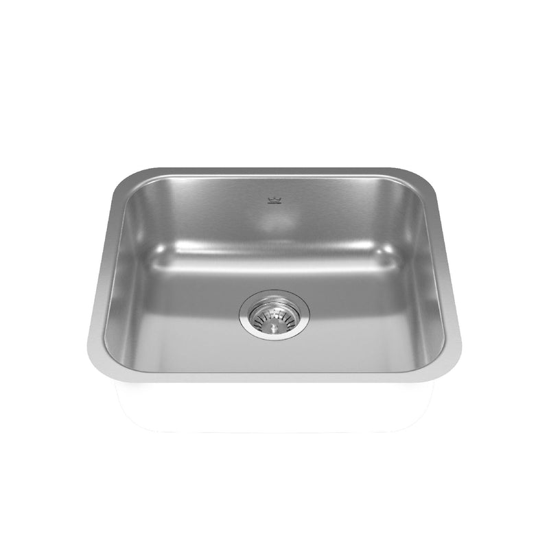 Single Stainless Steel Sink, 19.75x17.75-in K4212