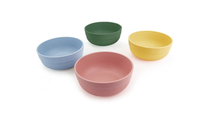 Reusable Plastic Tumbler Bowls, BPA Free, Recyclable Material, 4-pk C7270