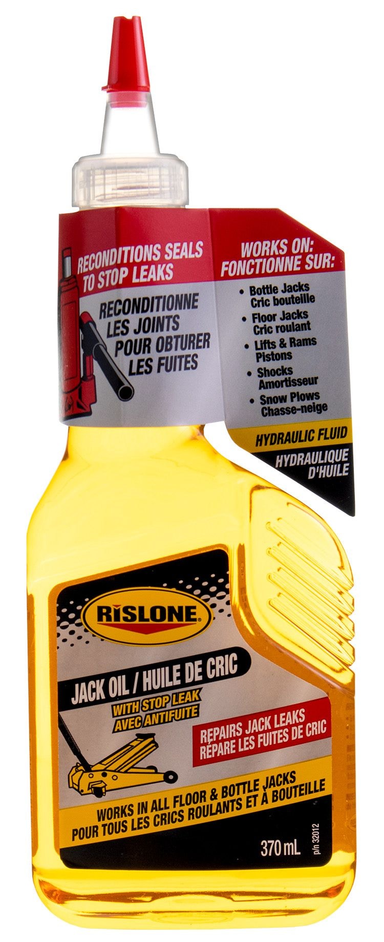 32012 Hydraulics Jack Oil with Stop Leak, Amber, 370-mL Z7674