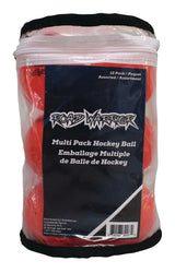 Street Hockey Balls, Assorted Colours, 12-pk