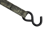 Ratchet Tie-Down Straps, 1-in x 8-ft (2.54 cm x 2.4 m), 4-pk