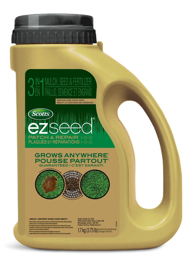 EZ Seed 3-in-1 Patch & Repair Grass Seed & Fertilizer Mix, 1-0-0, 1.71-kg R8893