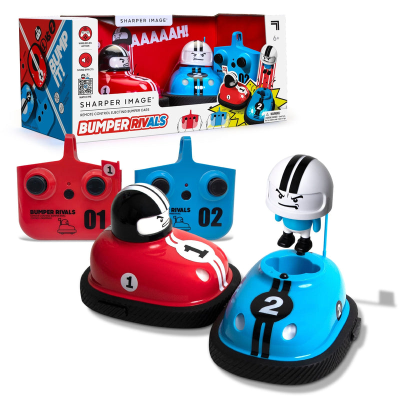 Sharper Image Road Rage Speed Bumper Remote Controlled Car Toy, 2-pk J1791