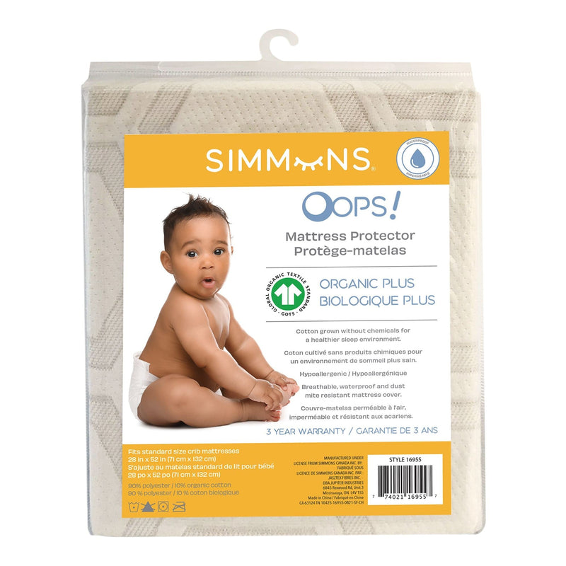 Organic Crib Mattress Waterproof Protector H2946