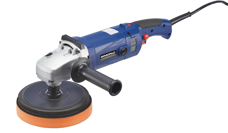 Brushed Corded Hook & Loop Right Angle (Fixed Orbit) Adjustable Grip Polisher & Sander, 7-in K3148