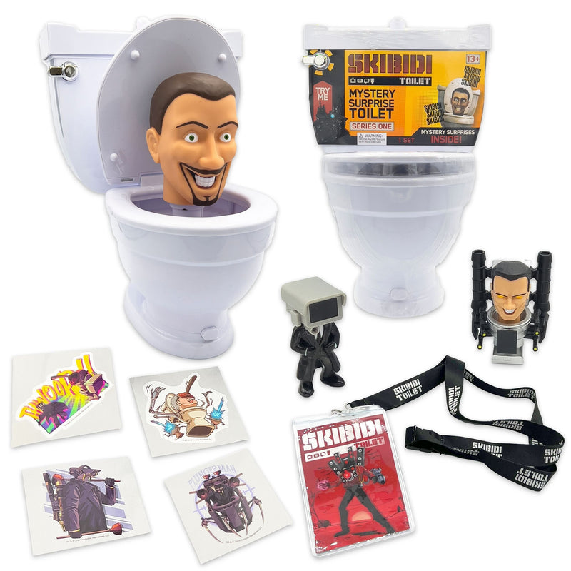 Giant Mystery Toilet Set with Surprise Toys for Ages 13+, Assorted Figures Z0932