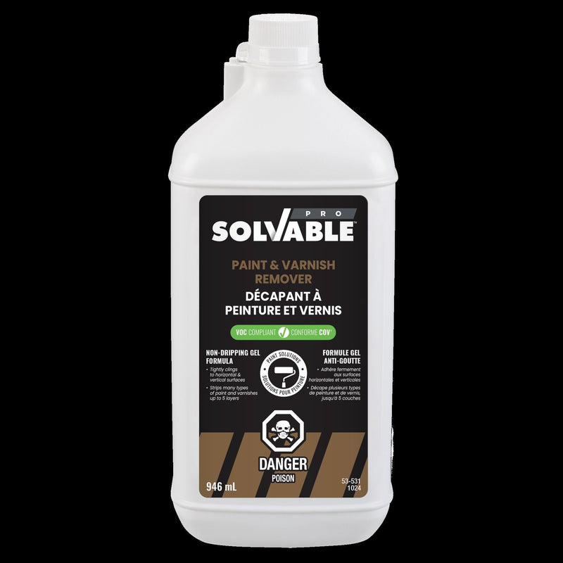 Professional Contractor Strength Heavy Duty Multi-Surface Paint & Varnish Remover, Assorted Sizes C2937