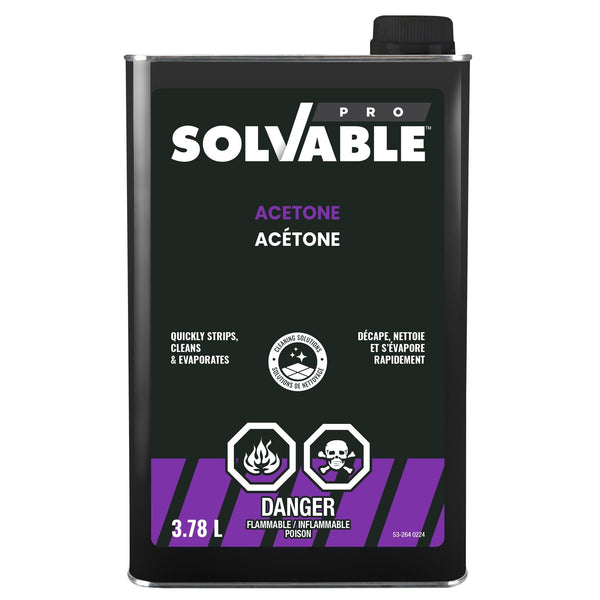 Professional Grade Acetone, 3.78-L D3810
