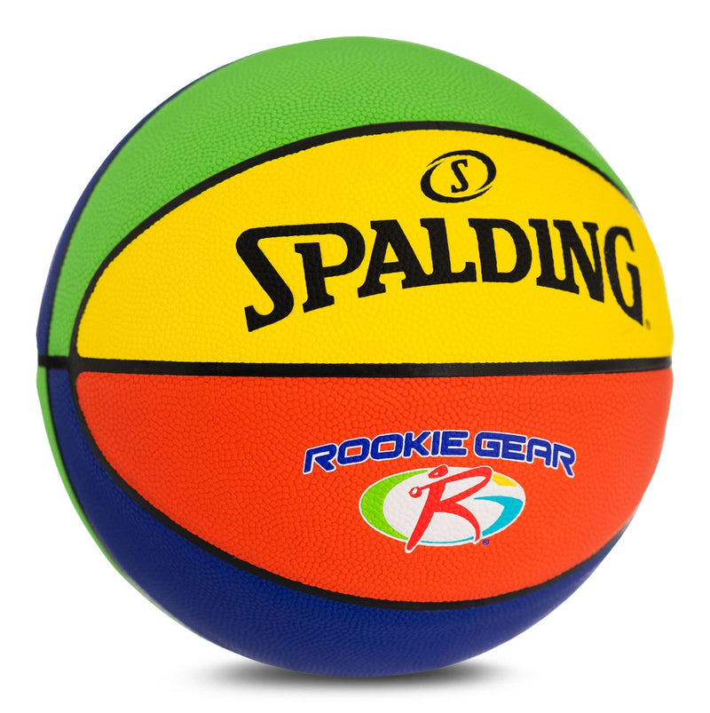 Rookie Gear Youth Kids' Indoor/Outdoor Multi-Colour Composite Basketball, Size 5 (27.5-in) N9502
