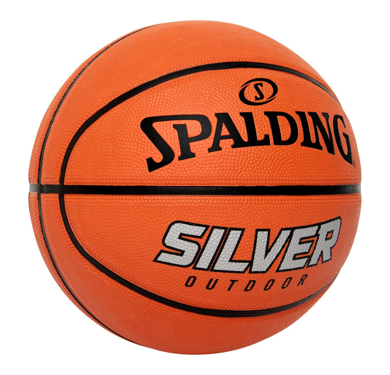Silver Outdoor Rubber Basketball, Official Size 7 (29.5-in), Orange L8309