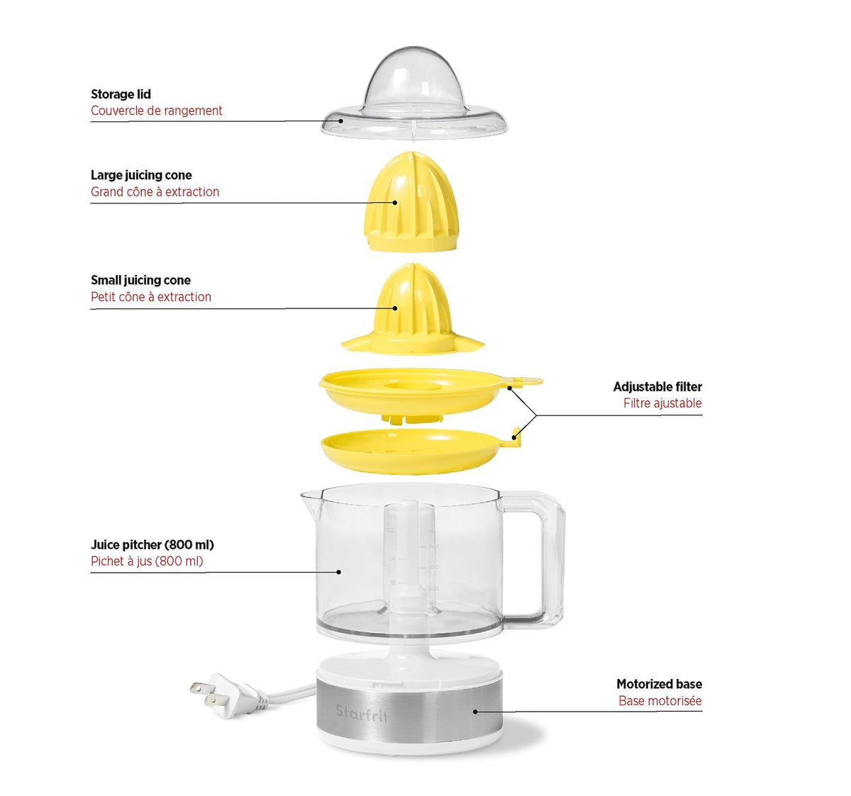 30W New Easy Juicer with Adjustable Filter
