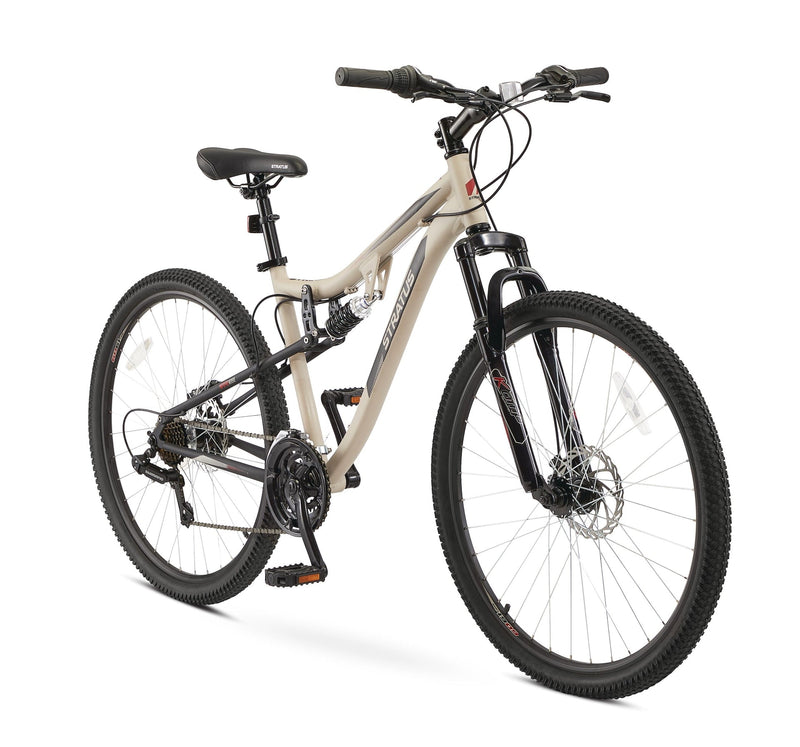 Striker Adult Bike, 21-Speed, 17-in Aluminum Frame, 27.5-in, Beige A2607