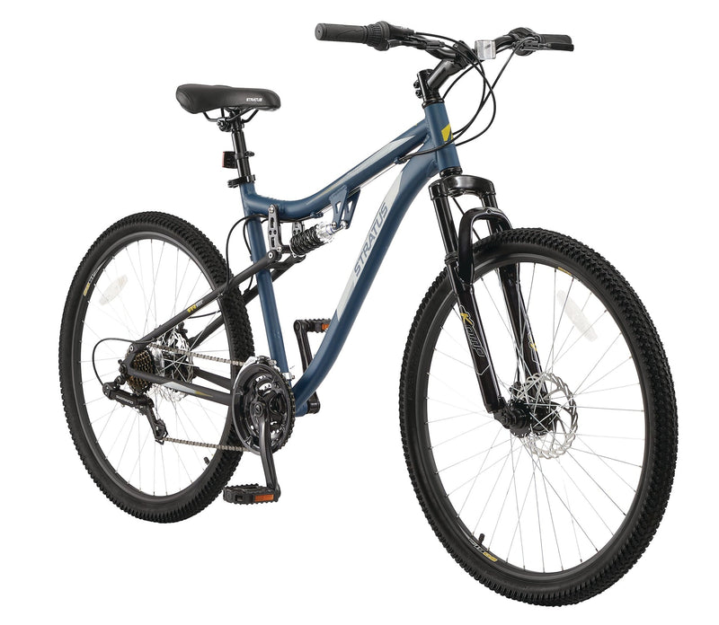 Striker Adult Bike, 21-Speed, 19-in Aluminum Frame, 27.5-in, Blue Q2493