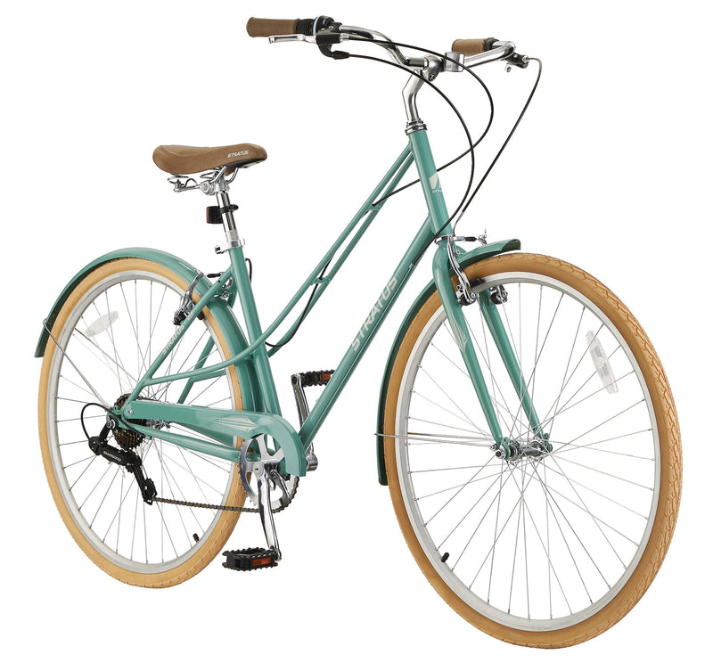 Trillium Adult Bike, 700C, 7-Speed Cruiser Bike, Green J5208