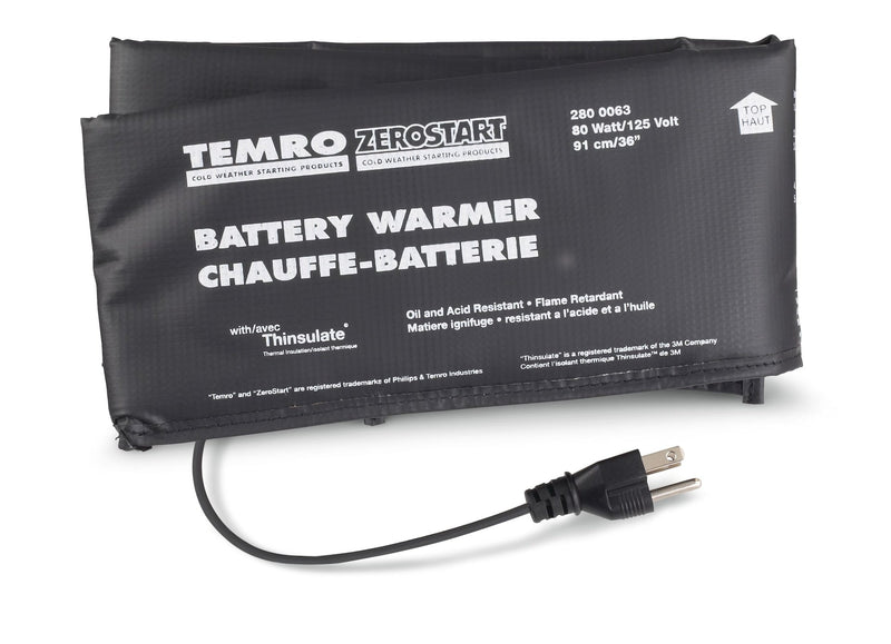 Zerostart 2800063 Battery Warmer/Blanket, 80W, 36-in J4517