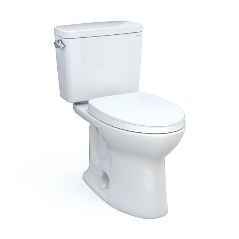 Drake Two-Piece Elongated 1.6 GPF Tornado Flush Toilet with CEFIONTECT & SoftClose Seat M2051