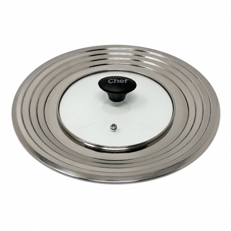 Universal Stainless Steel Glass Lid for Pots & Pans, Fits (24 cm) to (32 cm) W2991