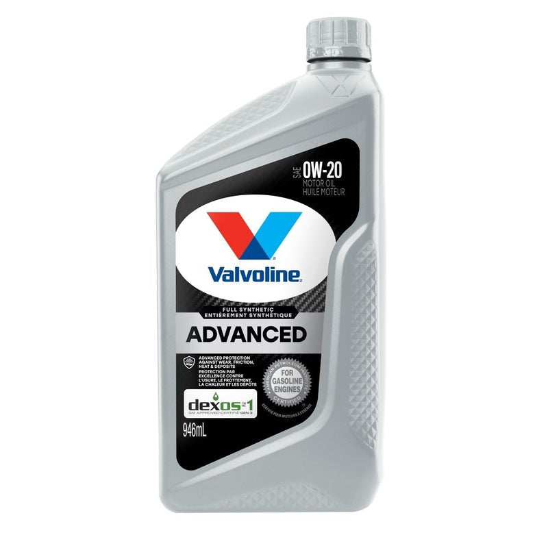 0W20 Advanced Synthetic Engine/Motor Oil, 946-mL O7928