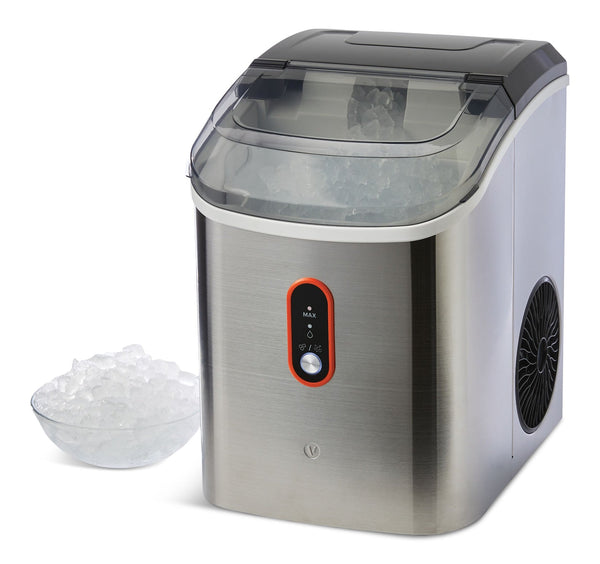 Countertop Soft Nugget Ice Maker, 33-lb Ice/Day, Stainless Steel T8194