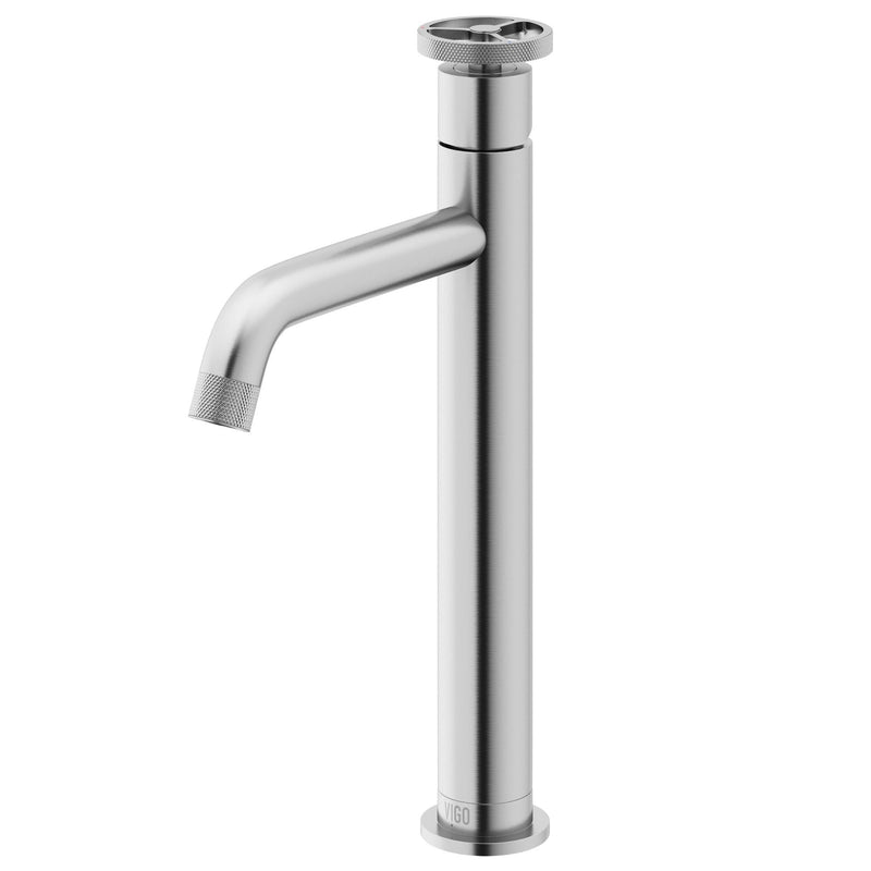 Cass 12-in Vessel Bathroom Faucet, Various Finishes V6595