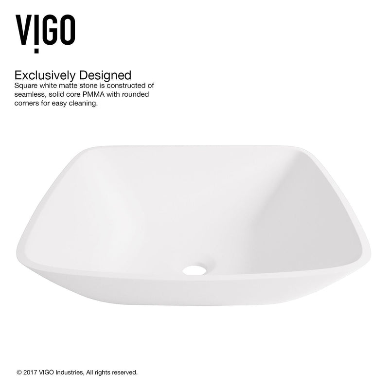 Hyacinth Matte Stone Round Vessel Bathroom Sink/Basin, Handpolished Construction, White B2908