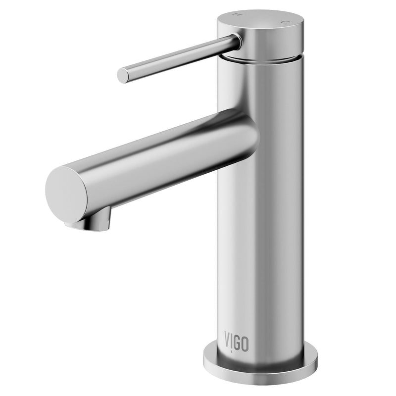Jewel 6-in Single-Hole Bathroom Faucet, Various Finishes S3007