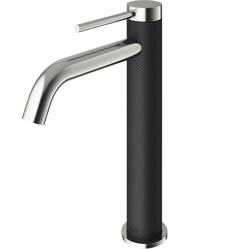 Lexington Single Handle Vessel Sink Bathroom Faucet with cFiber Body, Brushed Nickel J4114