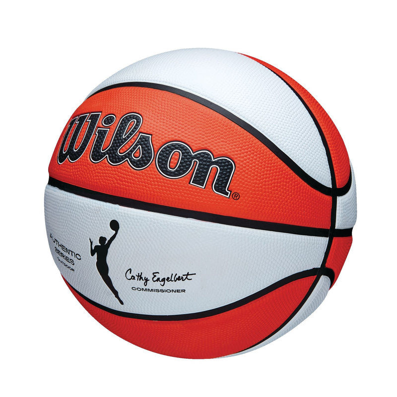 Authentic Series Youth Kids' Outdoor Basketball, Size 6 (28.5-in), Orange/White U2177