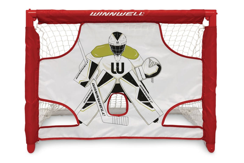 PVC Collapsible Mini Hockey Net Set, 5-pc K2138