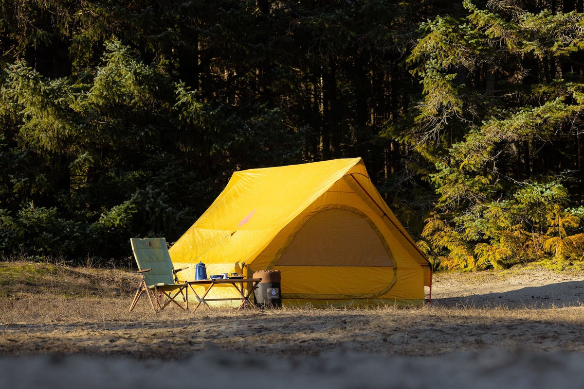Heritage A-Frame 3-Season, 6-Person Camping Tent with 2-Doors, Rain Fly & Carry Bag