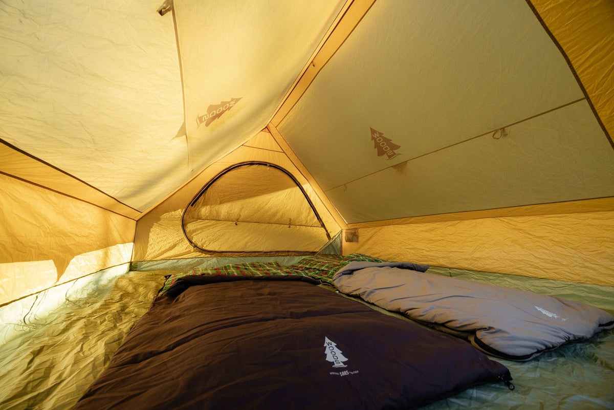 Heritage A-Frame 3-Season, 6-Person Camping Tent with 2-Doors, Rain Fly & Carry Bag