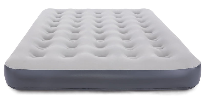 Single-High Inflatable Air Mattress/Airbed with 2-in-1 Pump For AC/DC Outlets, Queen V7446