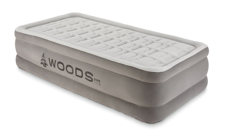 Tritech Double-High Air Mattress with Built-In 120V Pump, Twin T8834